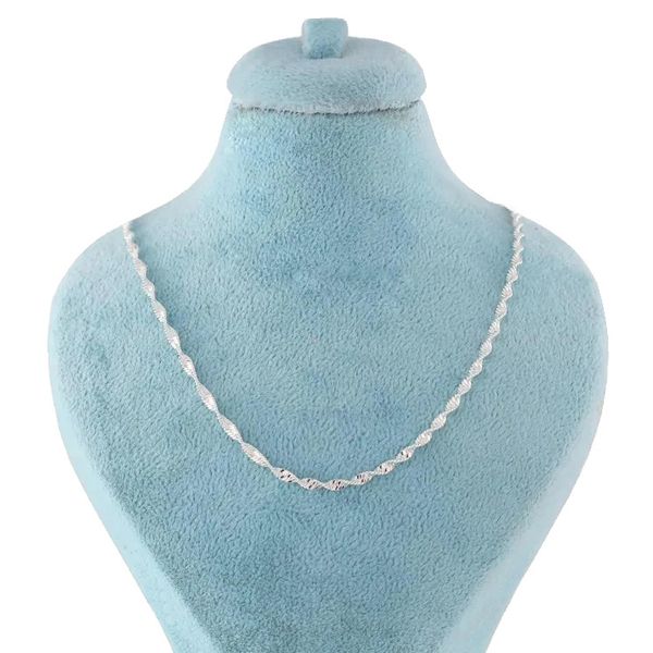 زنجیر نقره زنانه مدل دیسکو کد AS062