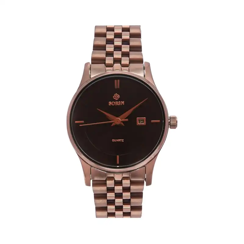 ست ساعت مچی عقربه ای زنانه و مردانه سورین مدل GL1015B-SC10C