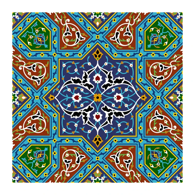کاشی گلاک مدل اسلیمی طرح سنتی ایرانی کد TT145