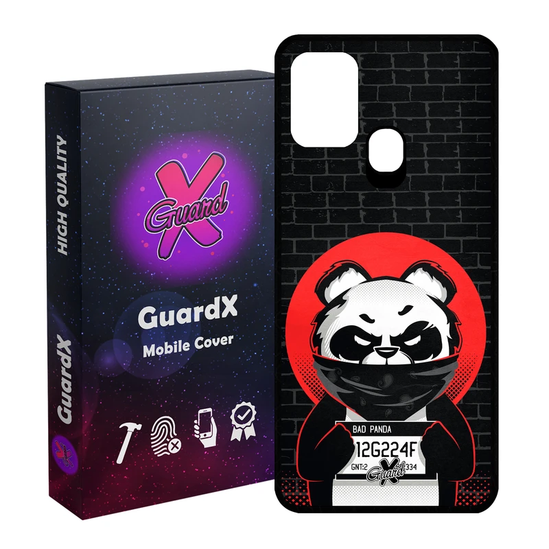 کاور گارد ایکس طرح Panda مدل Glass10241 مناسب برای گوشی موبایل سامسونگ Galaxy M31 / M31 Prime / F41