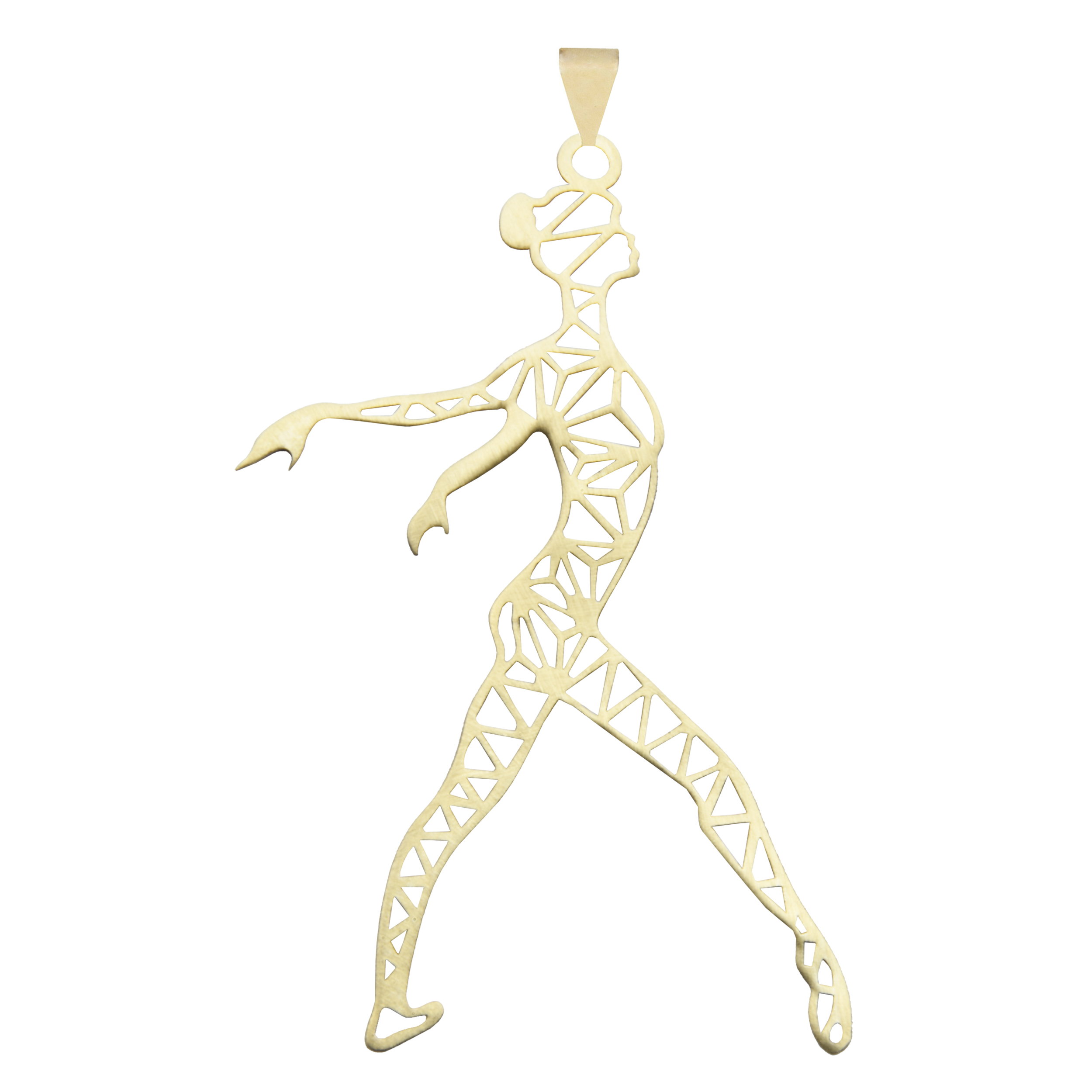 آویز گردنبند طلا 18 عیار زنانه مدل رقص باله P703
