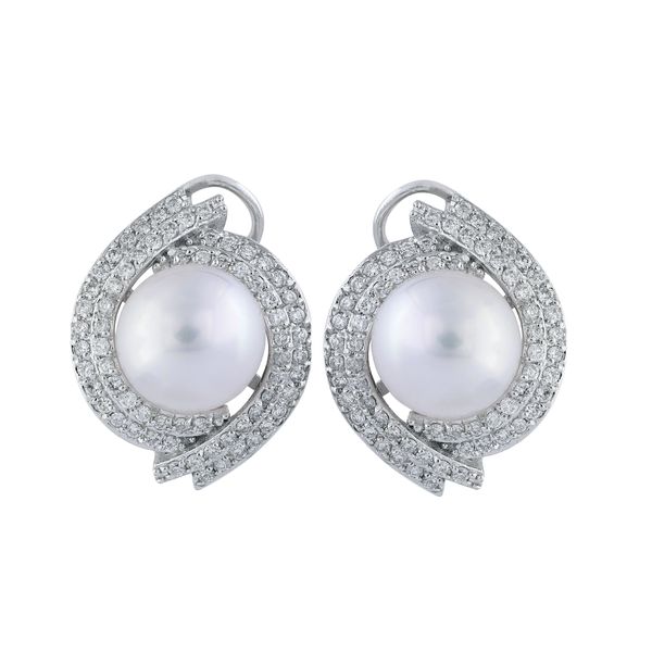 گوشواره طلا 18 عیار زنانه مدل 12185