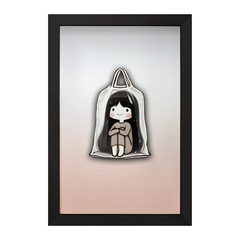 تابلو خندالو مدل دخترانه بامزه کد F3322