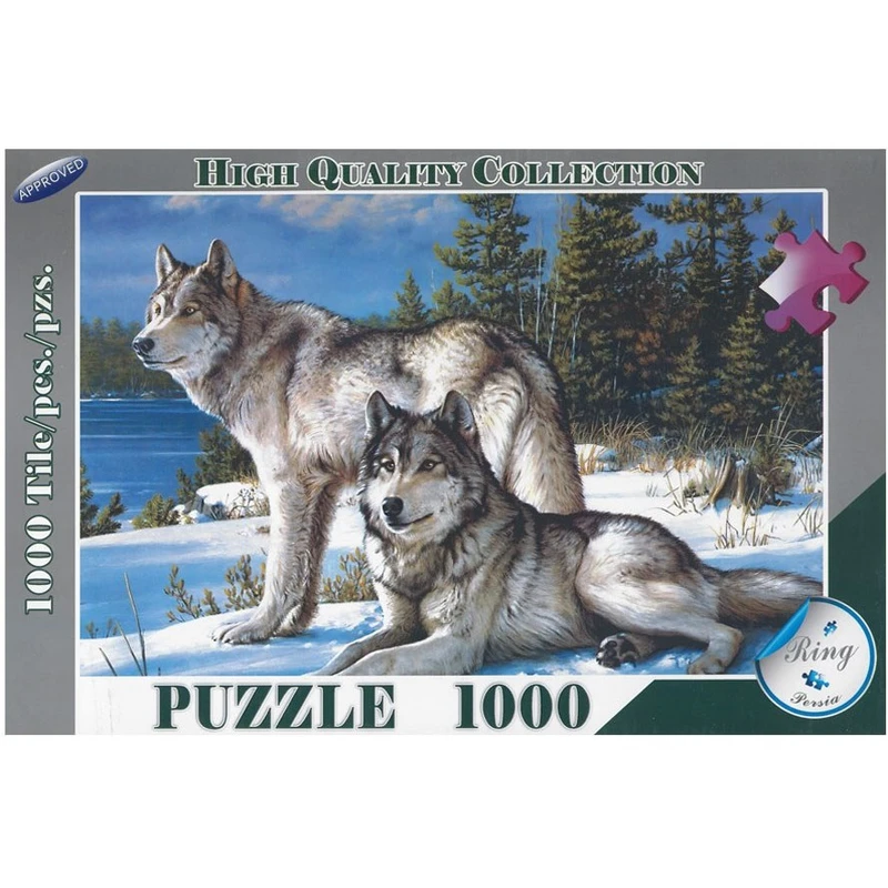 پازل 1000 تکه رینگ طرح گرگ