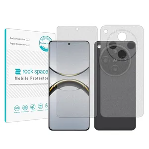 rock space Resistant matte screen protector suitable for Oppo Find X8 Pro mobile phone with back protector