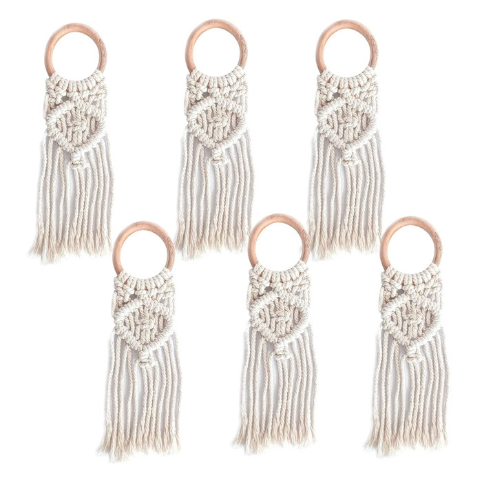 حلقه‌ دستمال مدل Knot بسته 6 عددی