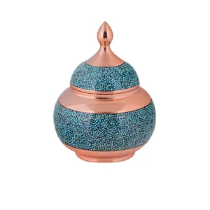 قندان فیروزه کوبی آقاجانی مدل B کد F045