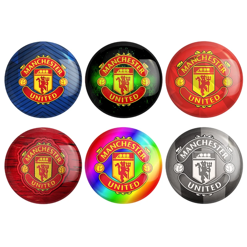 مگنت خندالو طرح باشگاه منچستر یونایتد Manchester United کد 1709A مجموعه 6 عددی