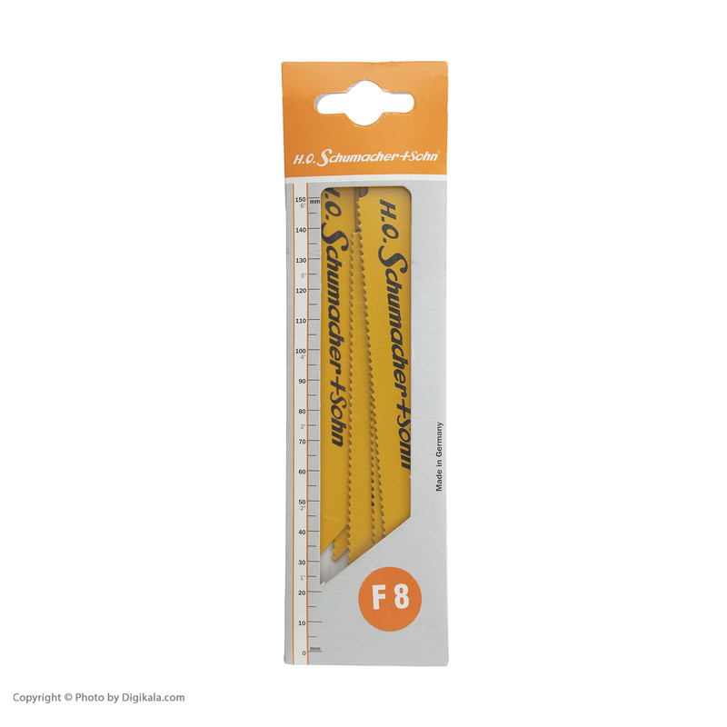 تیغه اره افقی بر اچ او شوماخر سون مدل F8 بسته 5 عددی تیغه اره افقی بر اچ او شوماخر سون مدل F8 بسته 5 عددی