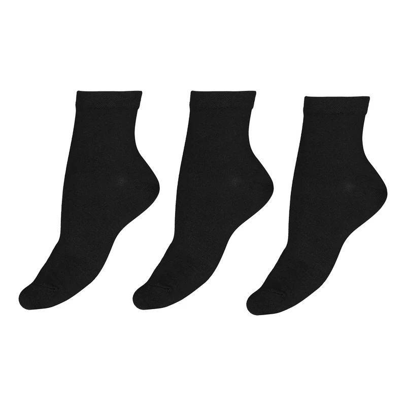 جوراب ساق کوتاه زنانه مادر مدل نسیم بسته 3 عددی