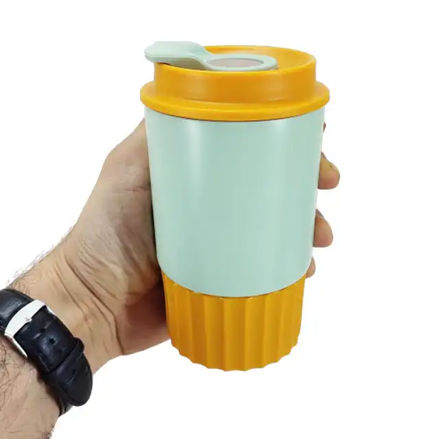 ماگ سفری مدل آسان نوش دار گنجایش 0.38 لیتر