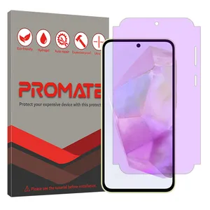 Promate Eye Care model purple filter screen protector suitable for Samsung Galaxy A35 mobile phone
