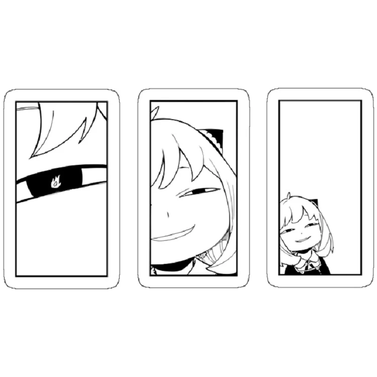 استیکر لپ تاپ مدل  Anya Smug - Spy x Family 3x بسته 3 عددی