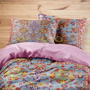 سرویس روتختی مدوپد طرح فرش بیجار مدرن افشان صفویه مدل C-bijar-M52 یک نفره 4 تکه