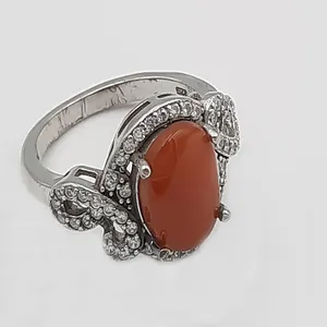 انگشتر نقره زنانه مدل 543