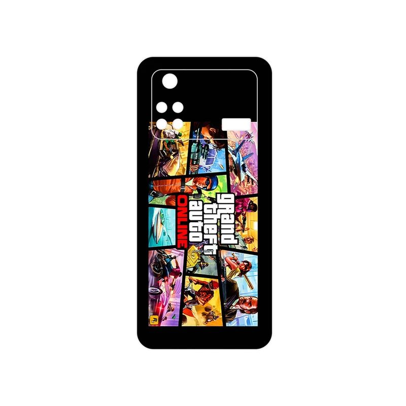 برچسب پوششی ماهوت مدل GTA Online Game Series مناسب برای گوشی موبایل شیائومی Poco M4 Pro 4G