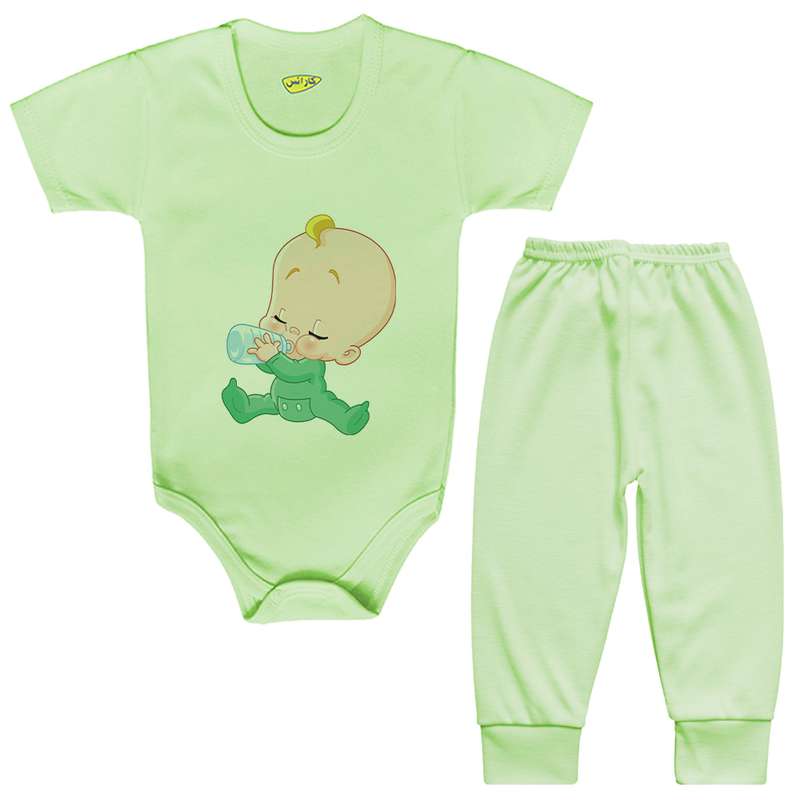 ست بادی و شلوار نوزادی کارانس مدل BSTG-3027