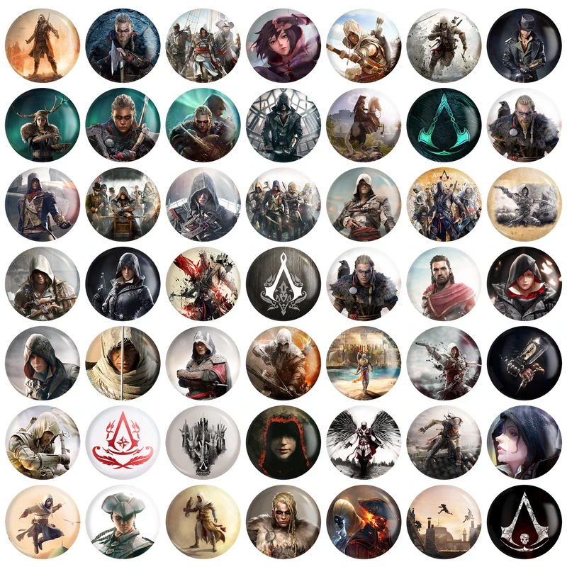 مگنت خندالو مدل اساسینز کرید Assassins Creed کد 129 مجموعه 49 عددی