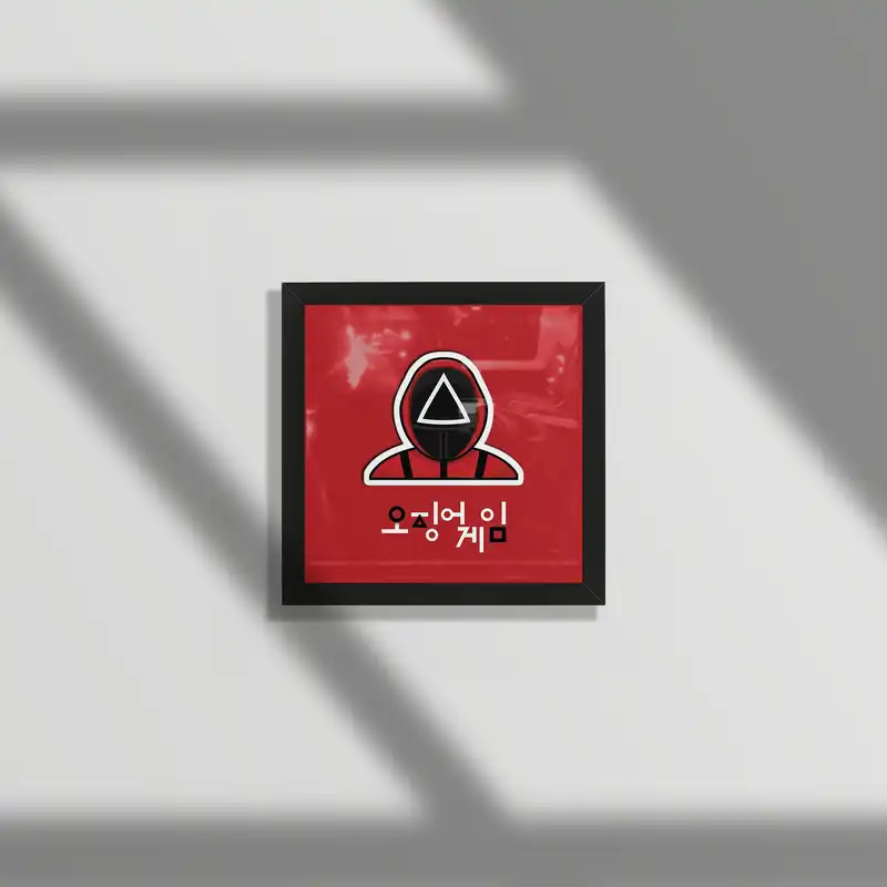 تابلو طرح اسکویید گیم مدل Jm08