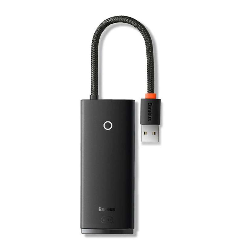 هاب 4 پورت USB3 باسئوس مدل AirJoy Series-WKQX080001 25cm هاب 4 پورت USB3 باسئوس مدل AirJoy Series-WKQX080001 25cm