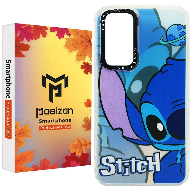 کاور پاییزان مدل استیچ هولوگرامی طرح لاکچری مناسب برای گوشی موبایل سامسونگ Galaxy A54