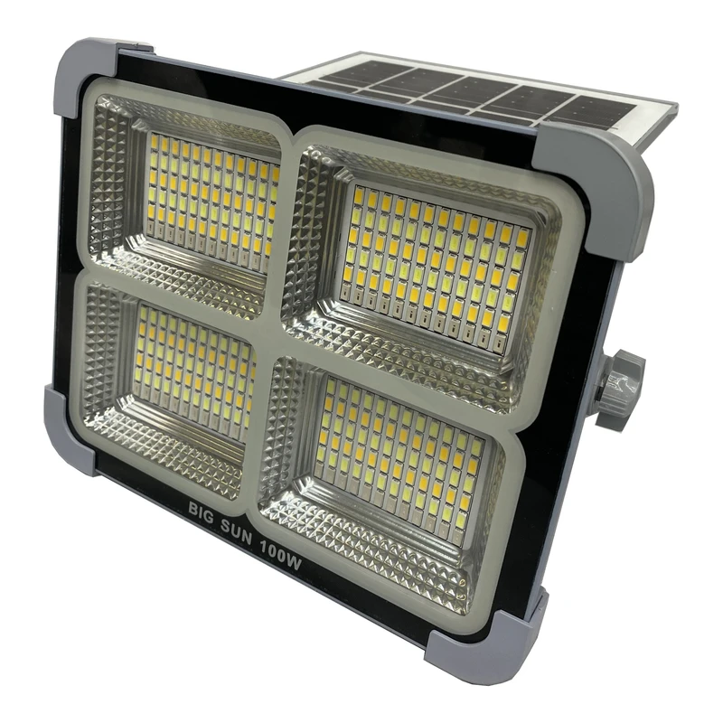 چراغ روشنایی مدل شارژی سولار 100 وات CC8013A