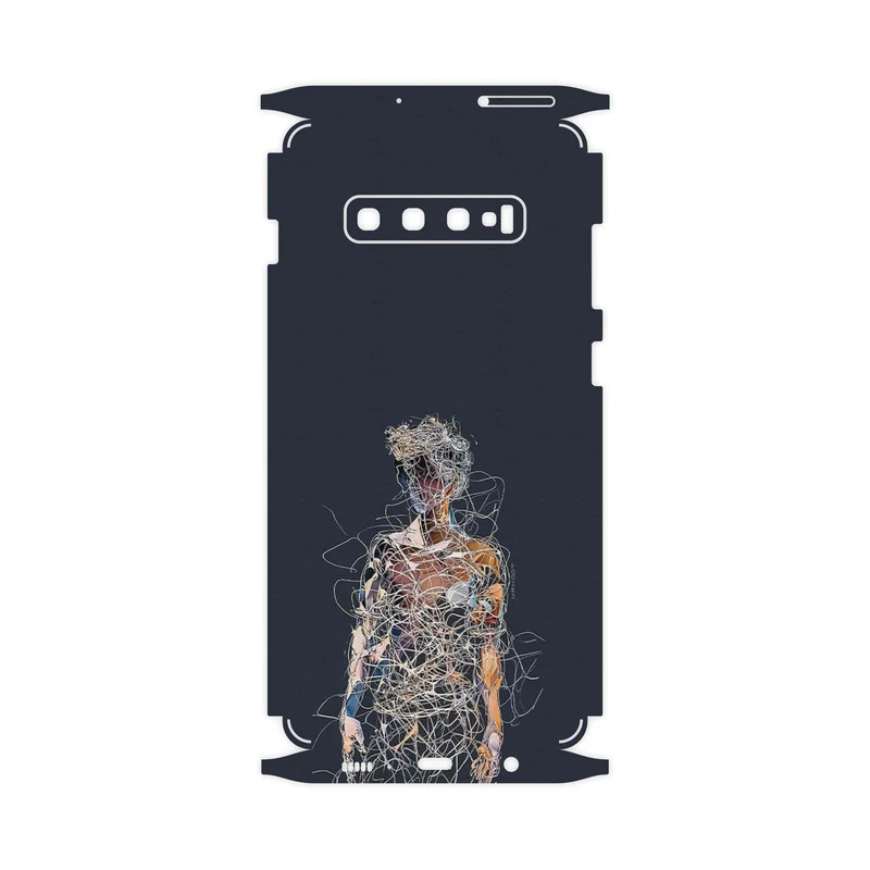 برچسب پوششی ماهوت مدل Strings Digital Art 1-FullSkin مناسب برای گوشی موبایل سامسونگ Galaxy S10 Plus