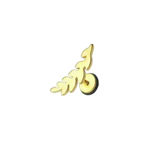 پیرسینگ گوش زنانه مدل برگ کد 345