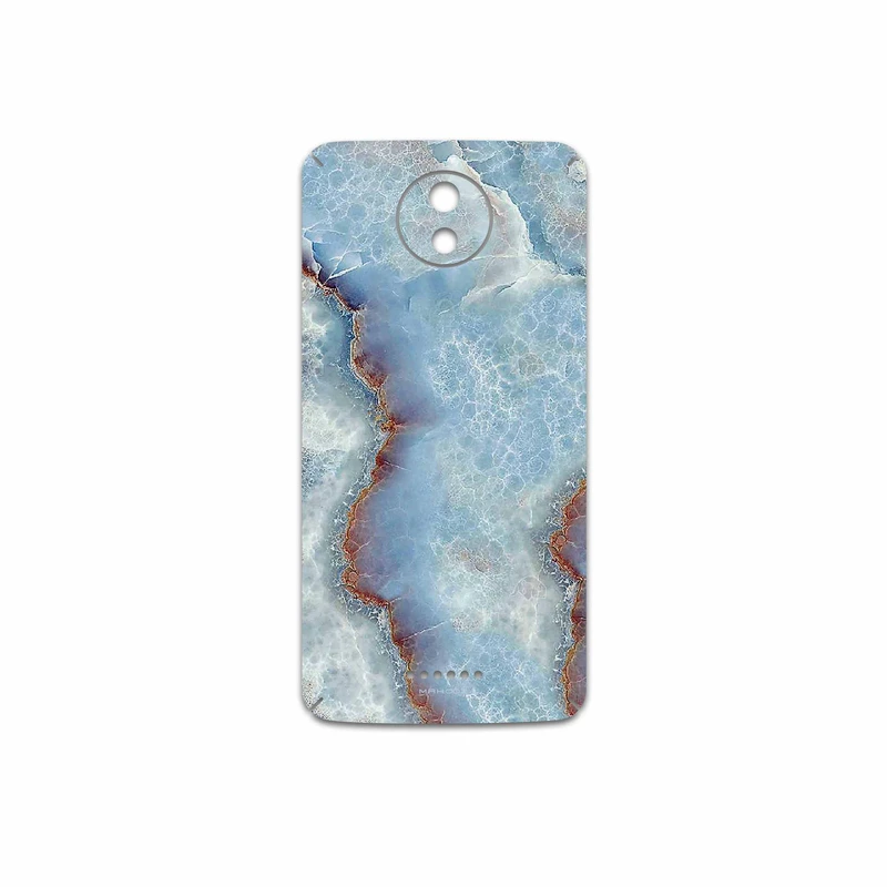 برچسب پوششی ماهوت مدل Blue Ocean Marble مناسب برای گوشی موبایل موتورولا Moto C Plus