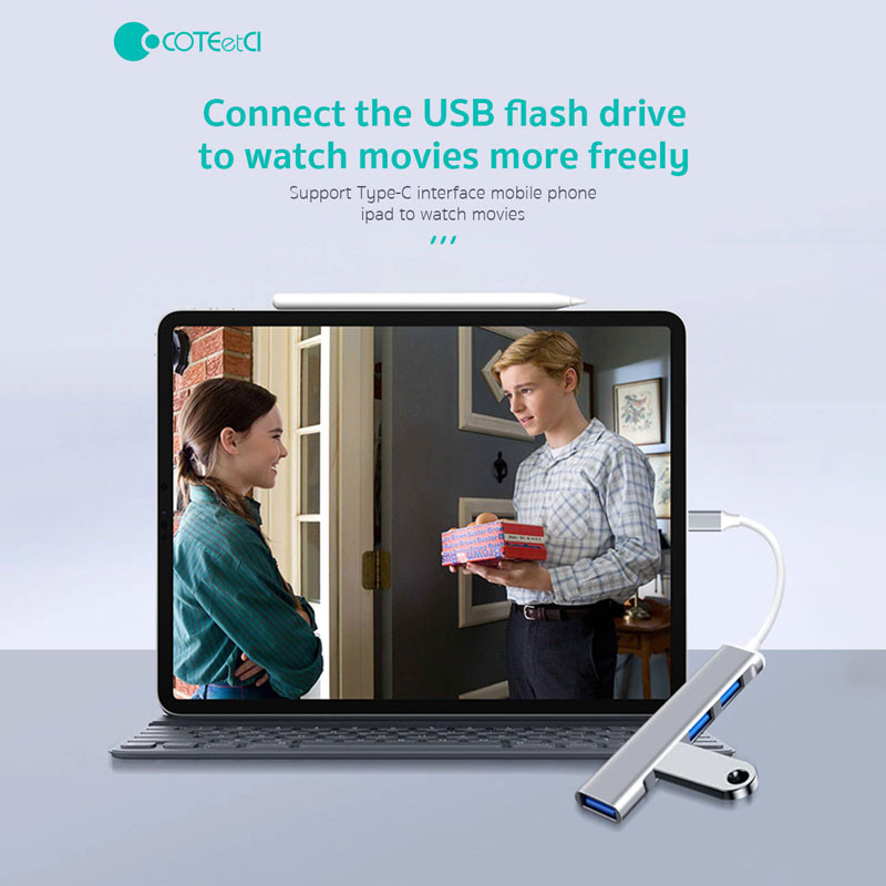 هاب 4 پورت USB-C کوتتسی مدل 83005
