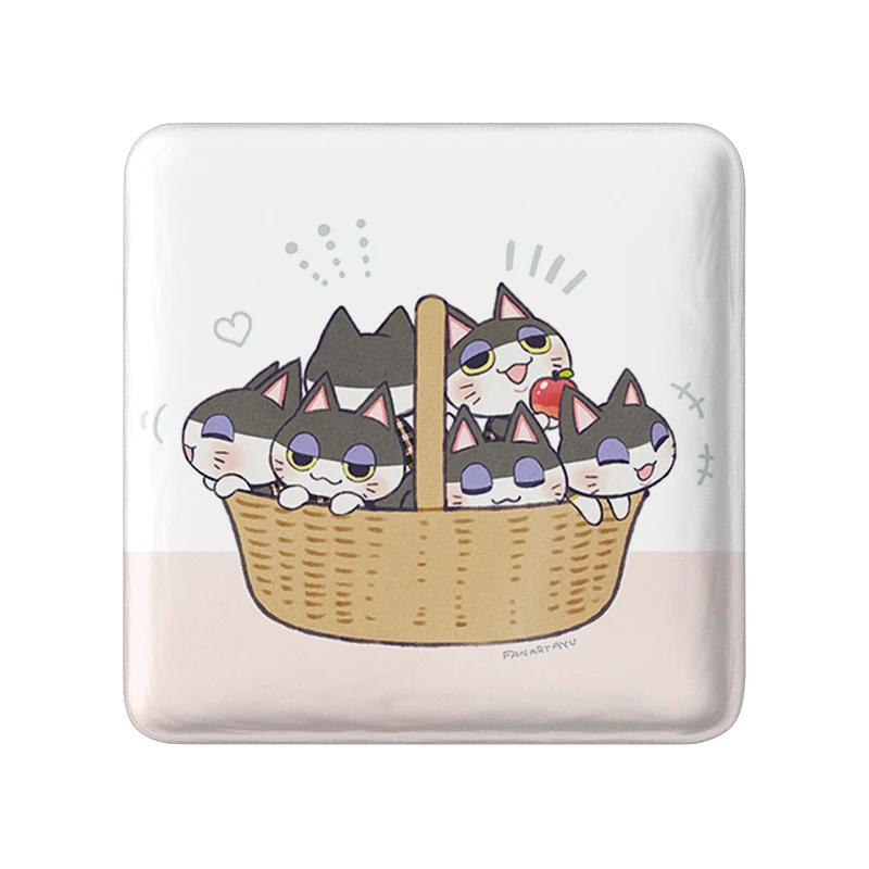 مگنت خندالو طرح بازی انیمال کراسینگ (Animal Crossing) مدل مربعی کد 32666