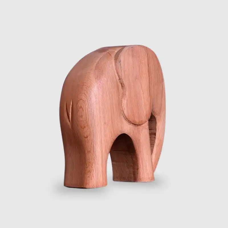 مجسمه چوبی ایبلو مدل فیل کوچک