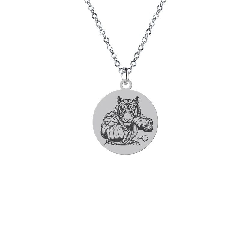 آویز تزئینی خودرو هایکا مدل فانتزی ببر رزمی کار کد ja.h 168