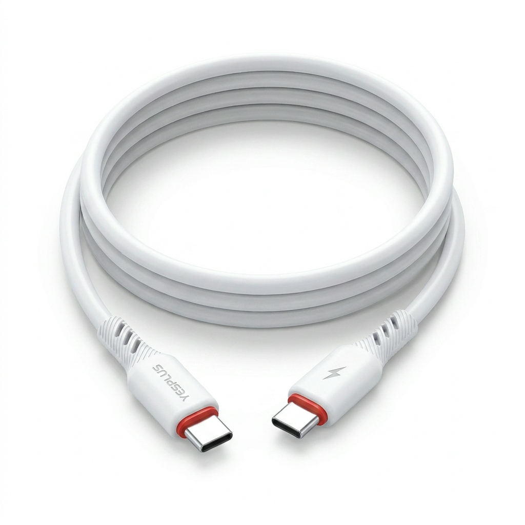 کابل USB-C یس پلاس مدل SUPER FAST 66W SILICON طول 1 متر