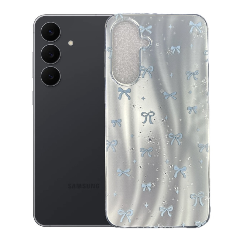 کاور طرح پاپیون آسمانی مناسب برای گوشی موبایل سامسونگ Galaxy S25 FE