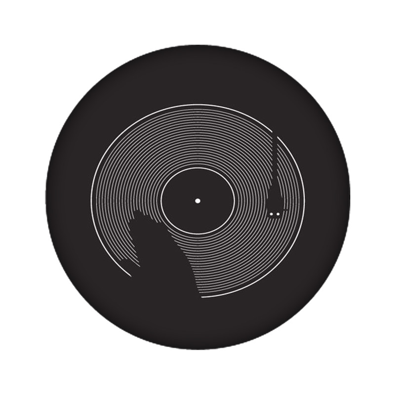 استیکر تزئینی موبایل مدل گرامافون کد 3953