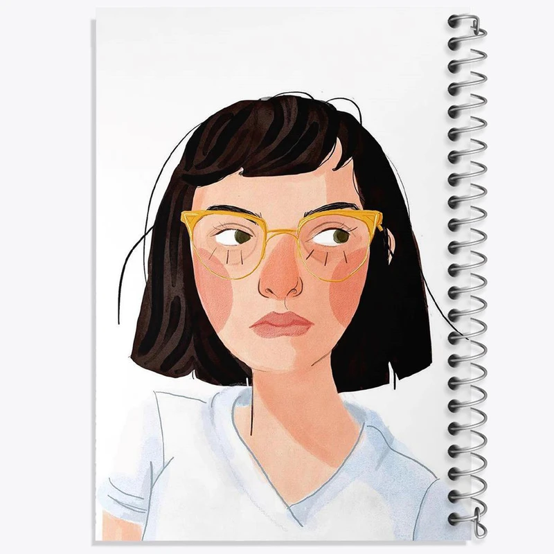 دفتر نت موسیقی 50 برگ خندالو مدل دخترونه کد 6116