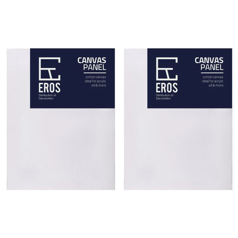 بوم نقاشی مستطیل اروس مدل R2 سایز 18×13 سانتی متر بسته 2 عددی