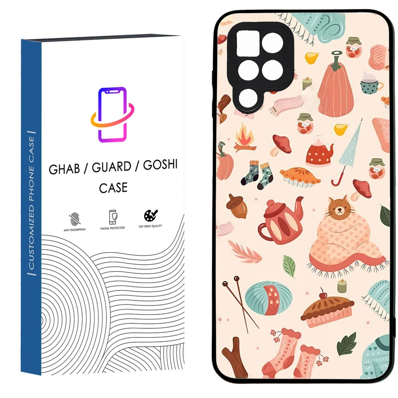 کاور قاب گارد گوشی طرح دخترانه کد 43 - TPU مناسب برای گوشی موبایل سامسونگ Galaxy A12