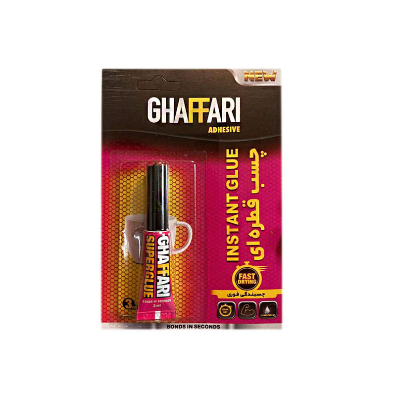 چسب قطره ای غفاری مدل SUPER بسته 2 عددی
