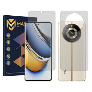 Master Resistant model matte Screen protector suitable for Realme 11 Pro Plus mobile phone along with the phone back protector