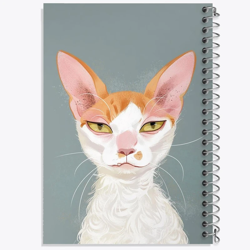 دفتر لیست خرید 50 برگ خندالو طرح گربه کد 28237