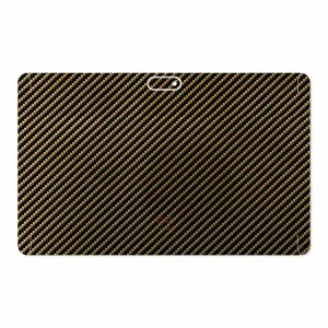 MAHOOT Glossy-Brown-Fiber Cover Sticker for GLX W11 Plus