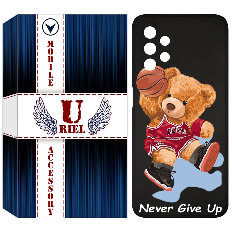 کاور یوریل  مدل KSH کد 63 طرح خرس ورزشکار مناسب برای گوشی موبایل سامسونگ Galaxy A13