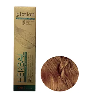 رنگ مو پیکشن   شماره 6.77   حجم 100 میلی لیتر  رنگ بلوند نسکافه ای