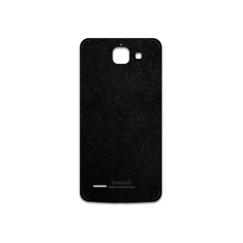 برچسب پوششی ماهوت مدل Black-Chamois-Leather مناسب برای گوشی موبایل هوآوی Ascend G730