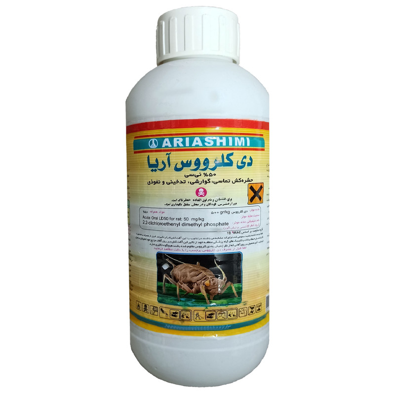 حشره کش دیکلرووس آریا شیمی مدل ددواپ حجم 1 لیتر 
