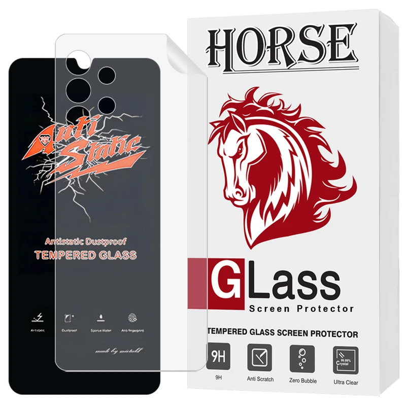 محافظ صفحه نمایش هورس مدل ANNH مناسب برای گوشی موبایل سامسونگ Galaxy A32 4G به همراه محافظ پشت گوشی