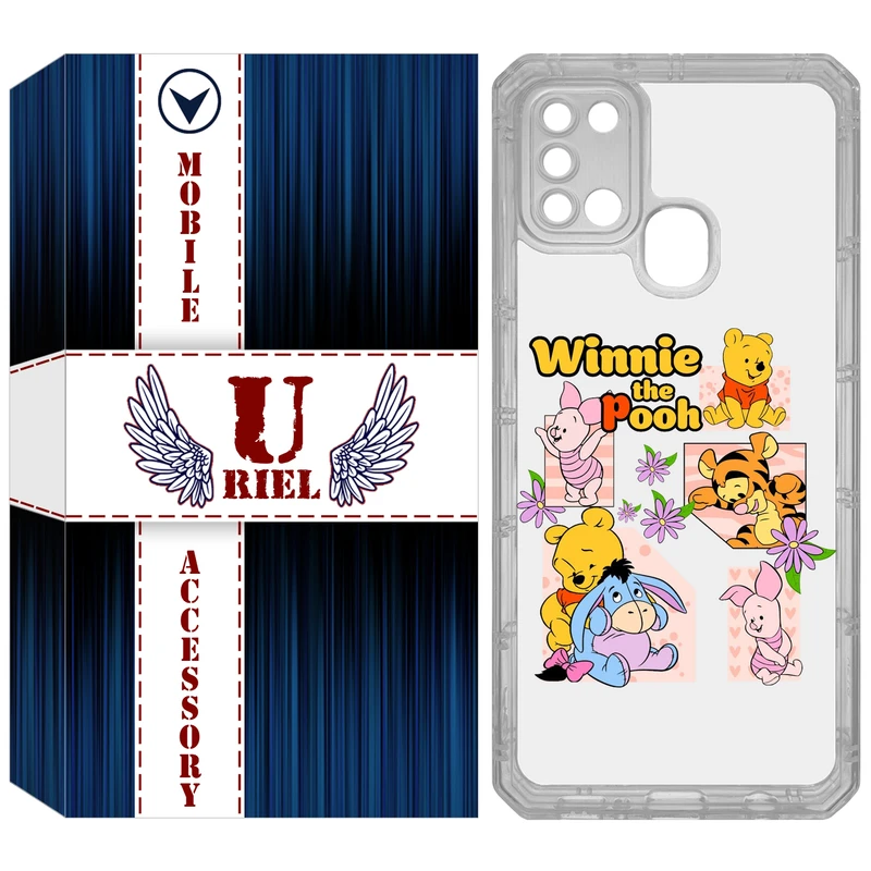 کاور یوریل قاب مدل Clear کد 56 طرح کارتونی مناسب برای گوشی موبایل سامسونگ Galaxy A21S