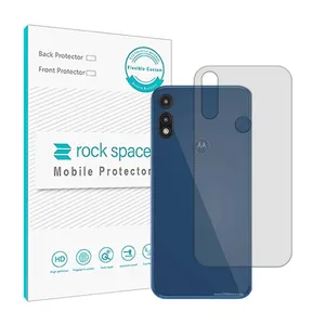 Transparent Rockspace HyGEL phone back protector suitable for Motorola Moto E 2020 mobile phone